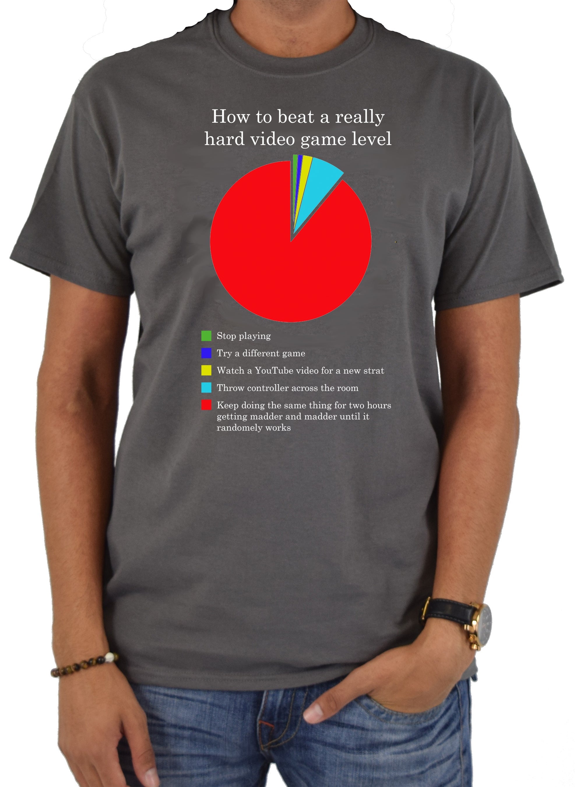 How to beat a really hard video game level T-Shirt