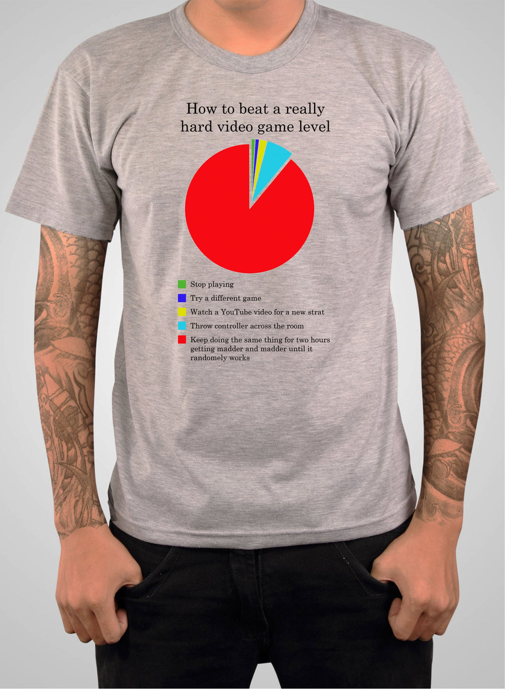 How to beat a really hard video game level T-Shirt