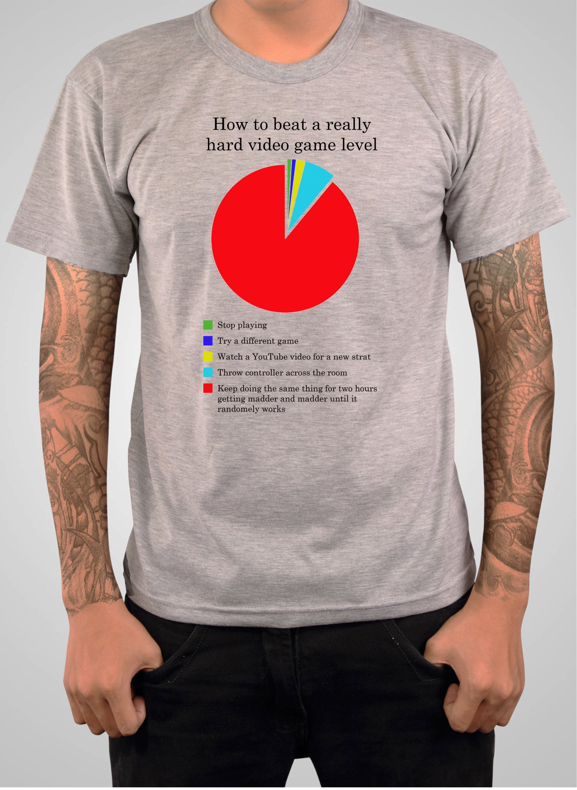 How to beat a really hard video game level T-Shirt
