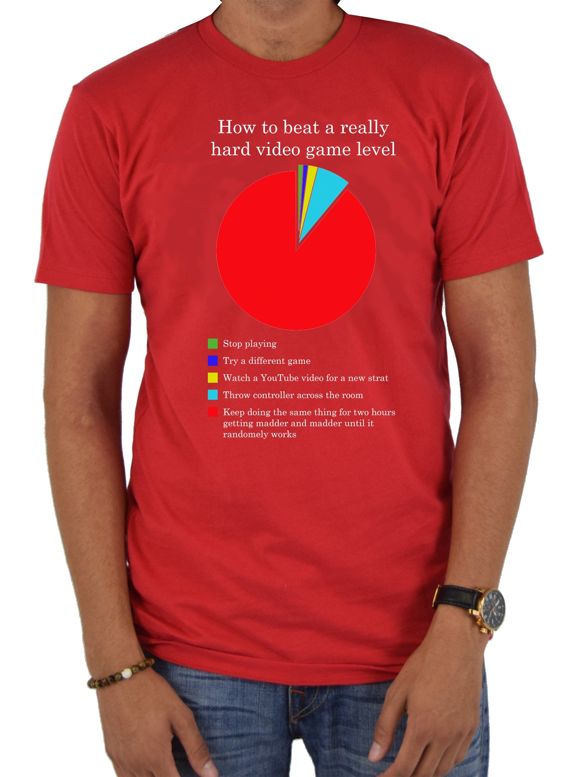 How to beat a really hard video game level T-Shirt