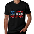 American Gamer July 4th Video Games USA Patriotic Pride  Fade-proof Color T-Shirt